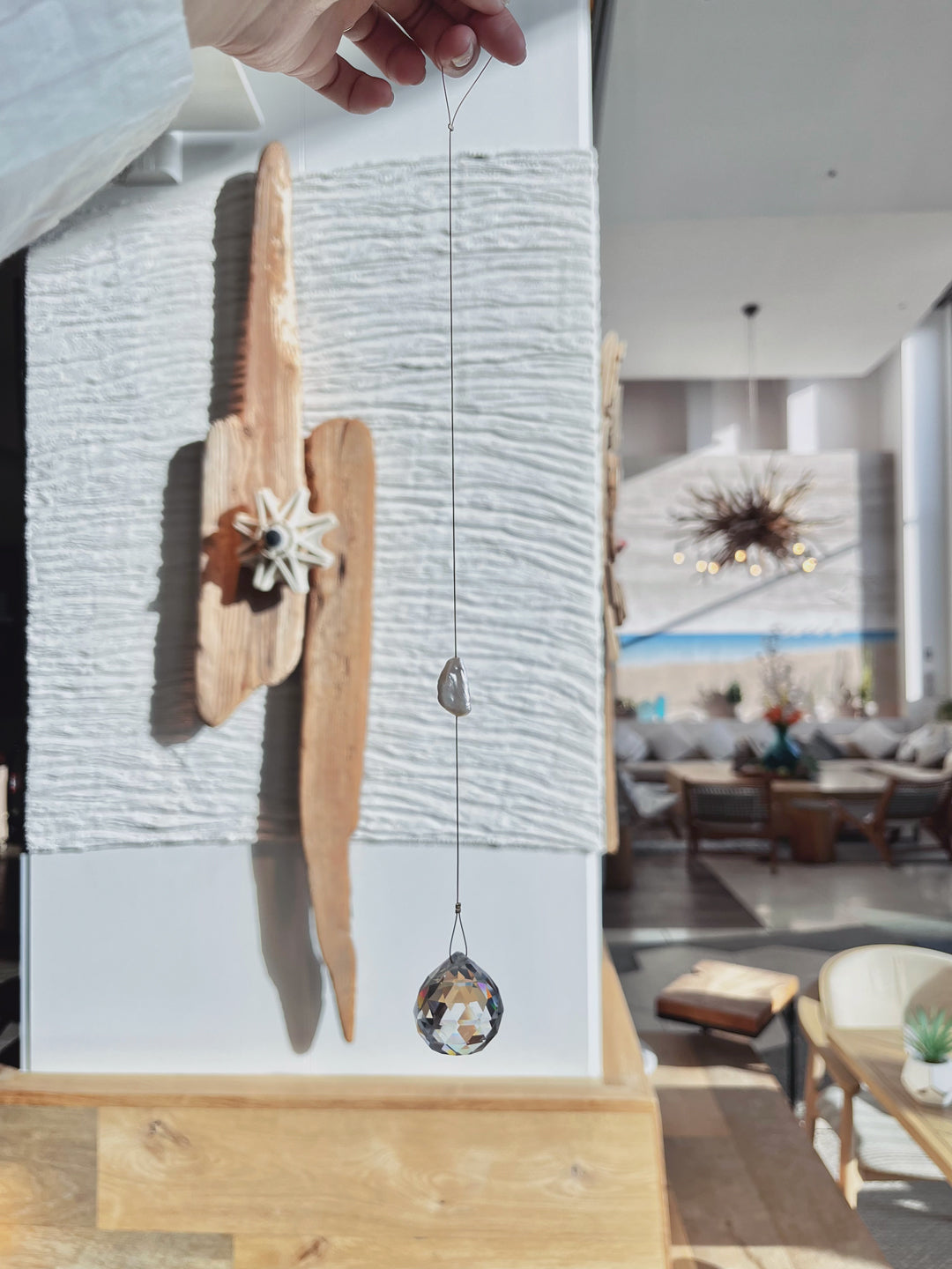 サンキャッチャー インテリア パール シンプル